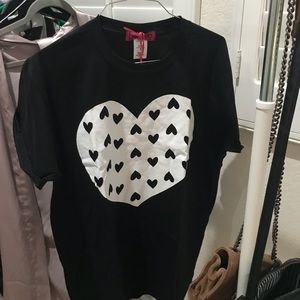 Boohoo Graphic Heart T-shirt